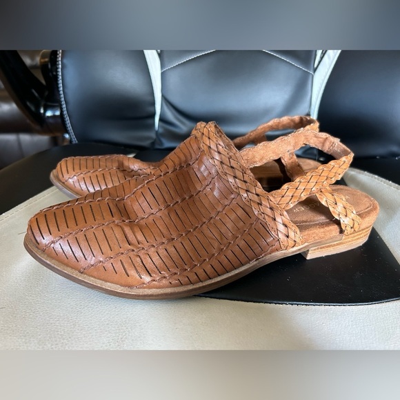 Kelsi Dagger Brown Braided Sandals - Picture 3 of 5